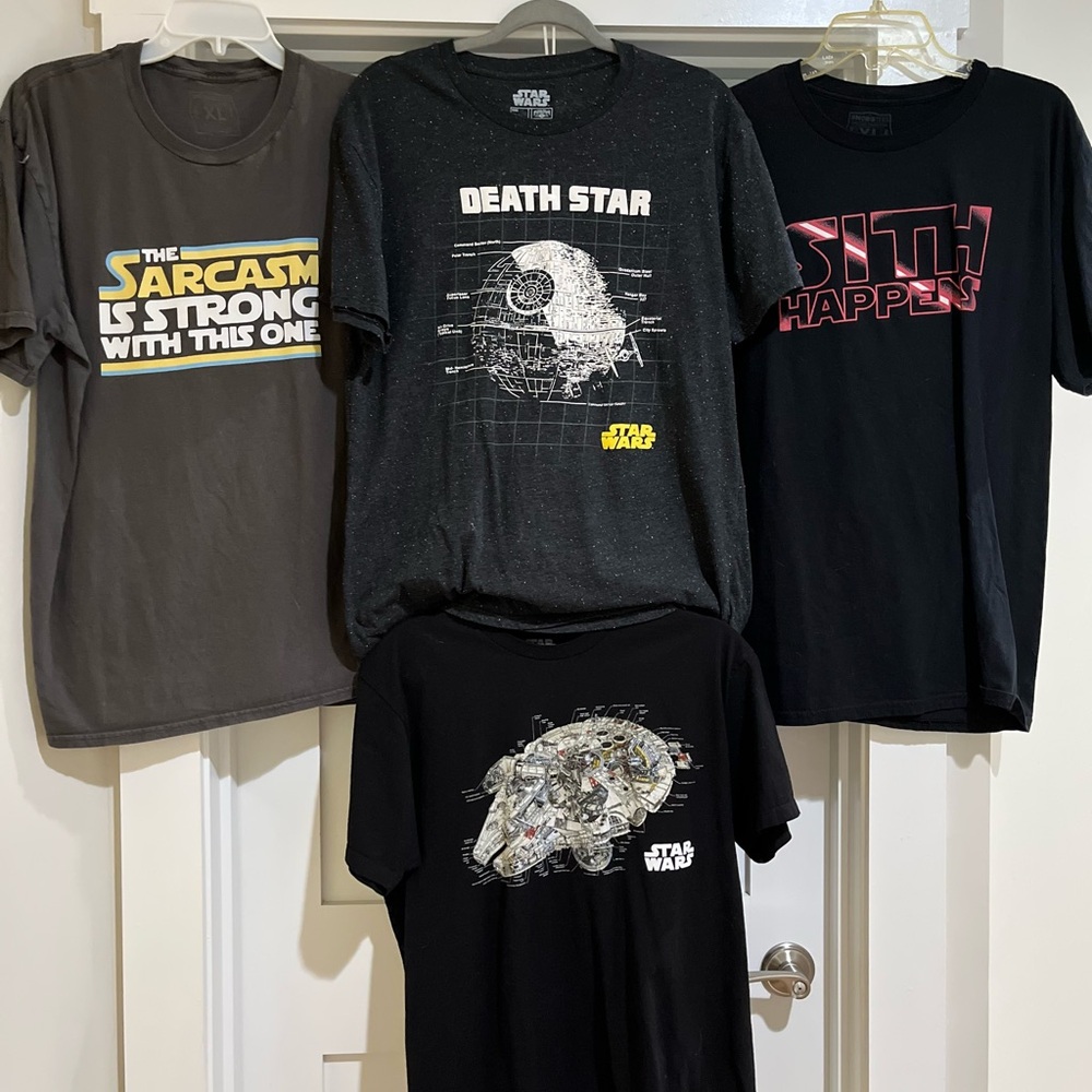 Star Wars Graphic T-Shirt Collection - Black, Gray, Multicolor
